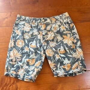 Scotch & Soda patterned cotton shorts size 33.